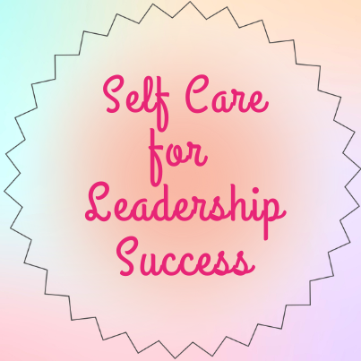 Self-Care for Leadership Text Logo