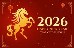 year of the fire horse 2026 design