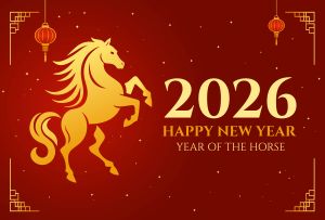 year of the fire horse 2026 design
